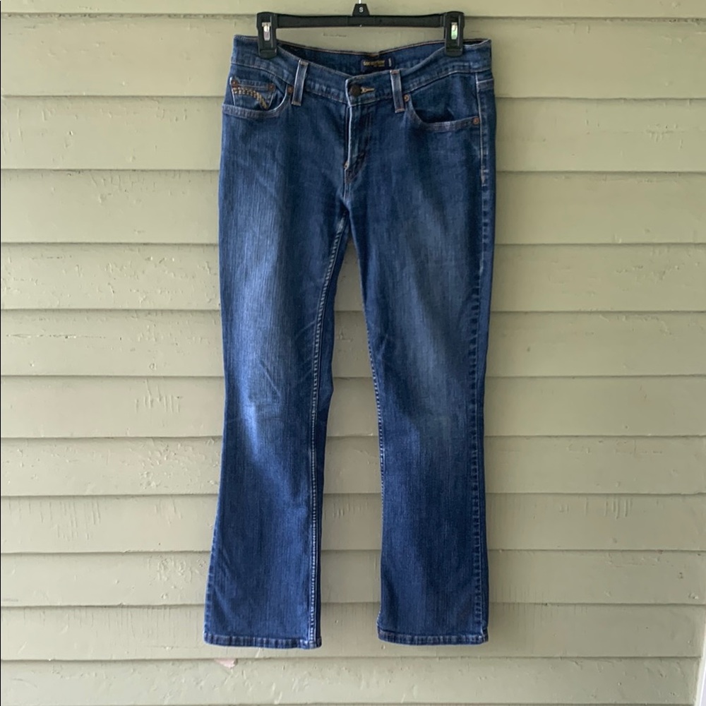 Levi's  524 Blue Boot Cut Jeans with Rich Indigo Hue